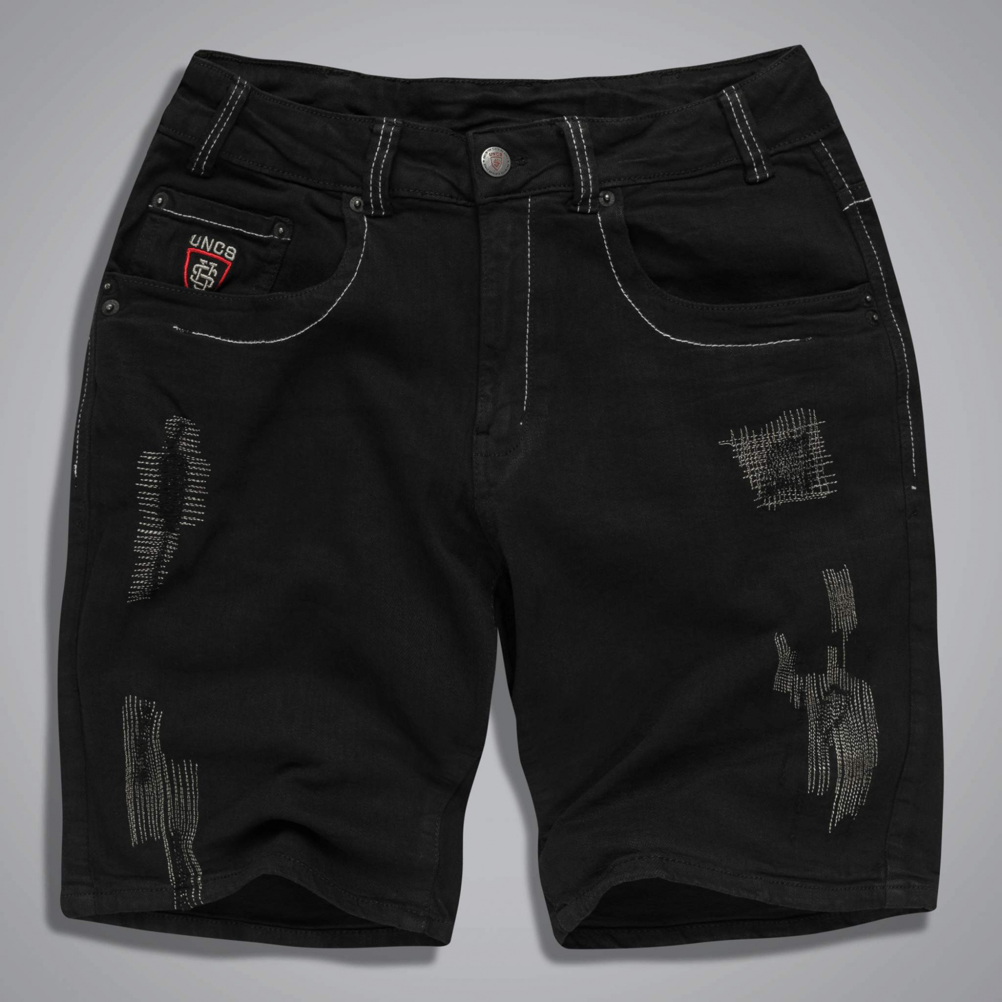 UNCS Шорты мужские джинсовые CASTOR Black