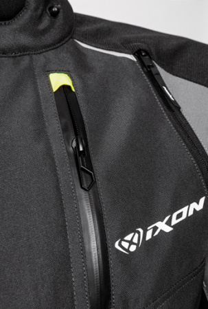 IXON Куртка Balder black/grey/yellow