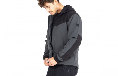 John Doe Куртка Hoodie Rip Stop grey\black