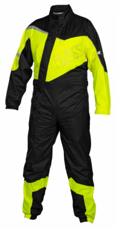 IXS Дождевик цельный Rain Suit 1.0 black\fluo